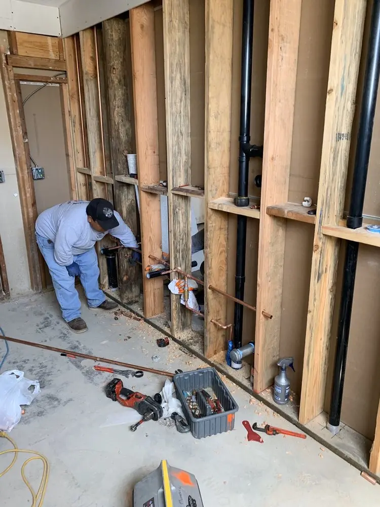 Commercial rough-in plumbing for Water Heater Replacement in Hazeltine